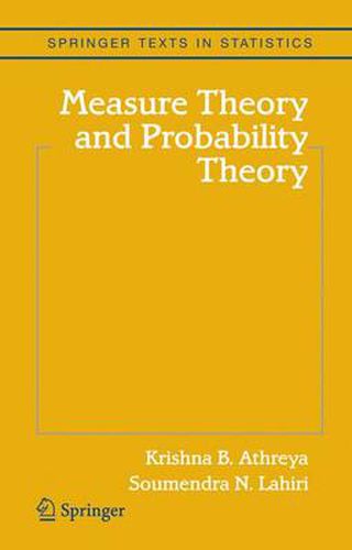 Cover image for Measure Theory and Probability Theory