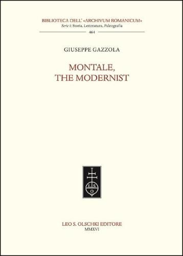 Cover image for Montale, the Modernist