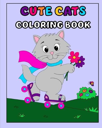 Cover image for Cute Cats Coloring Book