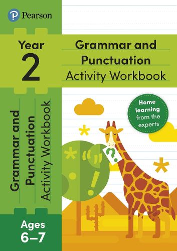 Cover image for Pearson Learn at Home Grammar & Punctuation Activity Workbook Year 2