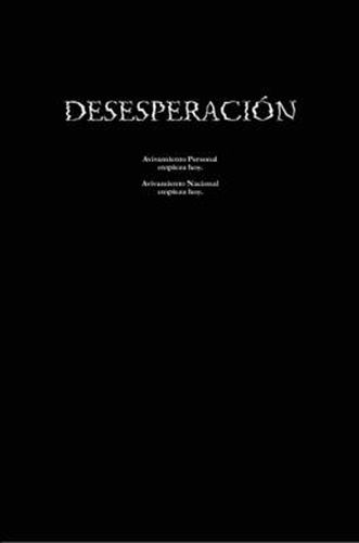 Cover image for Desesperacia N