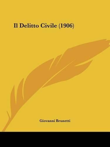 Cover image for Il Delitto Civile (1906)