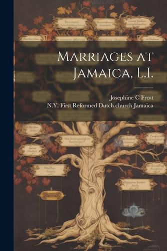 Cover image for Marriages at Jamaica, L.I.