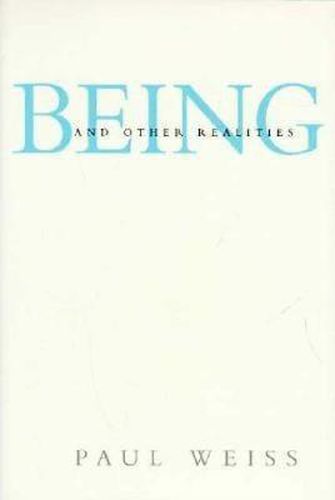 Cover image for Being and Other Realities