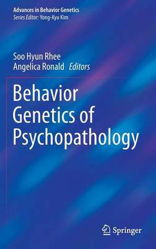 Cover image for Behavior Genetics of Psychopathology
