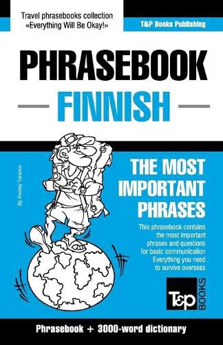 Cover image for English-Finnish phrasebook and 3000-word topical vocabulary