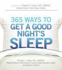 Cover image for 365 Ways to Get a Good Night's Sleep