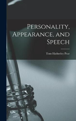 Cover image for Personality, Appearance, and Speech