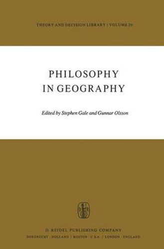 Cover image for Philosophy in Geography