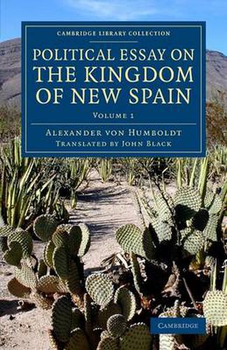 Cover image for Political Essay on the Kingdom of New Spain