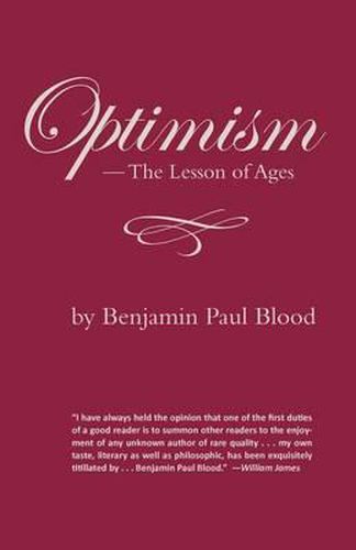 Cover image for Optimism: The Lesson of Ages