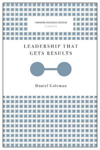 Cover image for Leadership That Gets Results (Harvard Business Review Classics)