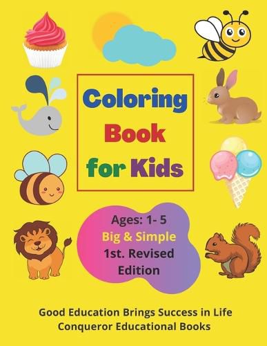 Cover image for Coloring Book for Kids