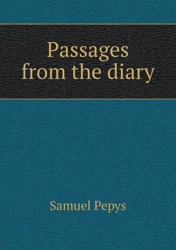 Passages from the diary