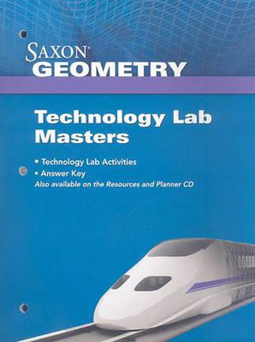 Cover image for Saxon Geometry: Technology Lab Masters