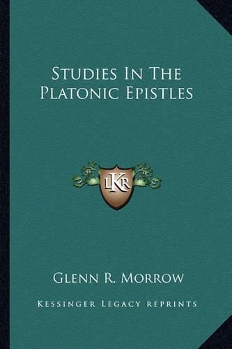 Cover image for Studies in the Platonic Epistles