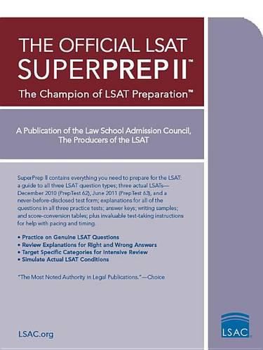 Cover image for The Official LSAT Superprep II: The Champion of LSAT Prep