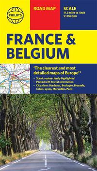 Cover image for Philip's Road Map France and Belgium