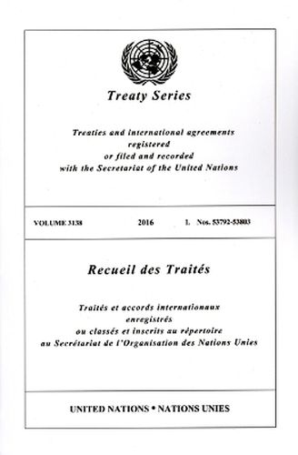 Treaty Series 3138 (English/French Edition)