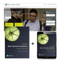 Cover image for Basic Business Statistics + MyLab Statistics with eText