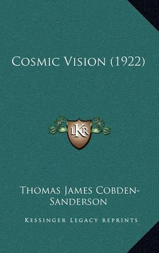 Cover image for Cosmic Vision (1922)