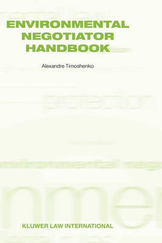 Cover image for Environmental Negotiator Handbook