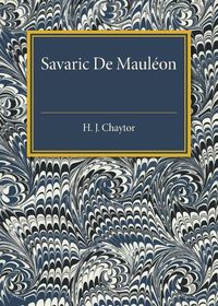 Cover image for Savaric De Mauleon: Baron and Troubadour