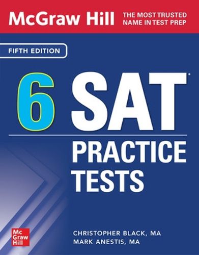 Cover image for McGraw Hill 6 SAT Practice Tests, Fifth Edition