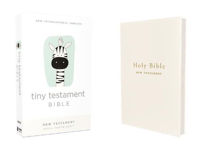 Cover image for NIV, Tiny Testament Bible, New Testament, Leathersoft, White, Comfort Print