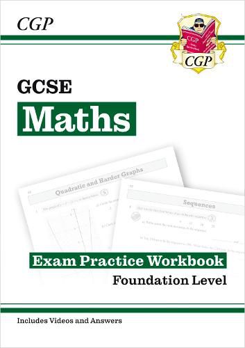 New GCSE Maths Exam Practice Workbook: Foundation - includes Video Solutions and Answers