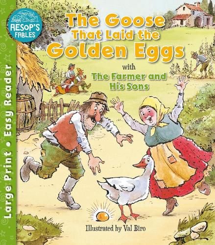 Cover image for The Goose That Laid the Golden Eggs & The Farmer & His Sons