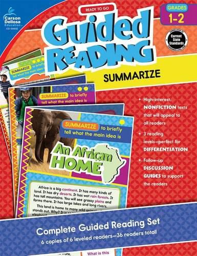 Cover image for Ready to Go Guided Reading: Summarize, Grades 1 - 2