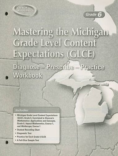 Cover image for Mastering the Michigan Grade Level Content Expectations (Glce): Diagnose-Prescribe-Practice Workbook, Grade 6