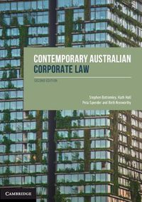 Cover image for Contemporary Australian Corporate Law