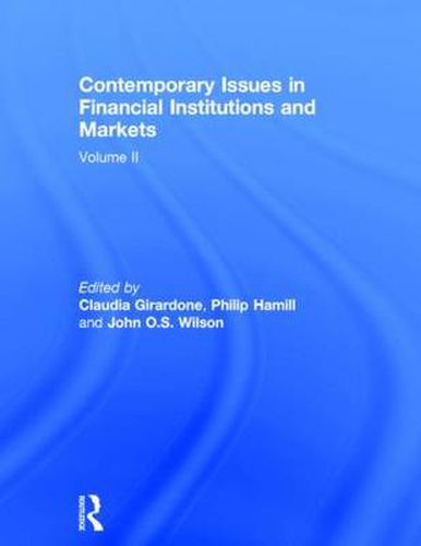 Cover image for Contemporary Issues in Financial Institutions and Markets: Volume II