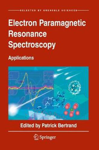 Cover image for Electron Paramagnetic Resonance Spectroscopy: Applications