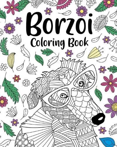 Cover image for Borzoi Coloring Book