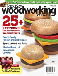 Cover image for Scroll Saw Woodworking & Crafts Issue 95 Summer 2024