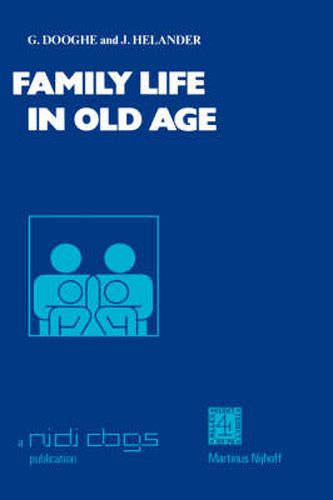 Cover image for Family Life in Old Age