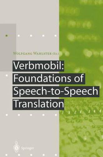 Cover image for Verbmobil: Foundations of Speech-to-Speech Translation