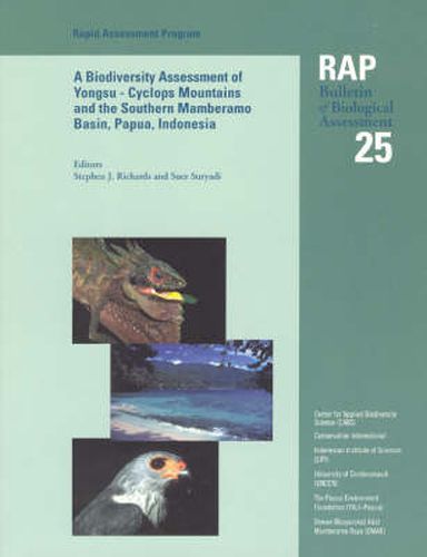 Cover image for A Biodiversity Assessment of Yongsu: Cyclops Mountains and the Southern Mamberamo Basin, Papua, Indonesia