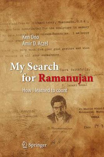 Cover image for My Search for Ramanujan: How I Learned to Count