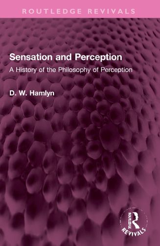 Cover image for Sensation and Perception