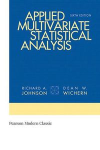 Cover image for Applied Multivariate Statistical Analysis