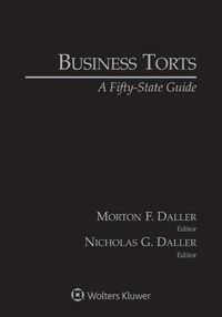 Cover image for Business Torts: A Fifty-State Guide, 2020 Edition