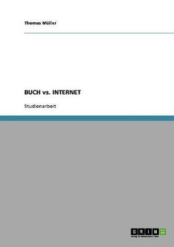 Cover image for BUCH vs. INTERNET