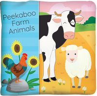 Cover image for Peekaboo Farm Animals: Cloth Book with a Crinkly Cover!