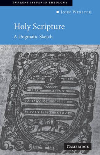 Cover image for Holy Scripture: A Dogmatic Sketch