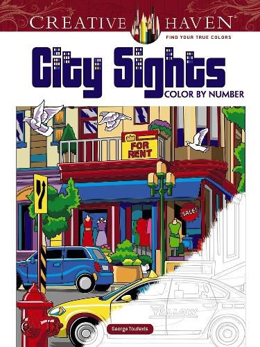 Cover image for Creative Haven City Sights Color By Number