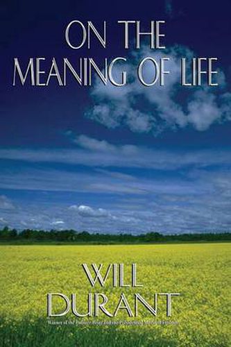 Cover image for On the Meaning of Life